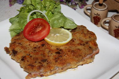 Gordon-Bleu mit Roquefortkäse